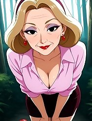 The girl plays the debauchery and shows her skills in this area