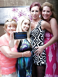 Old and Young Hot Lesbian Group Sex Party