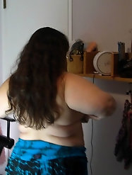 Elderly partner displays her skills