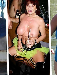 Sexiest older lady is exposing her sexy lines