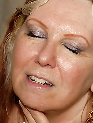 Busty white granny takes black cock and gets facial PART 3